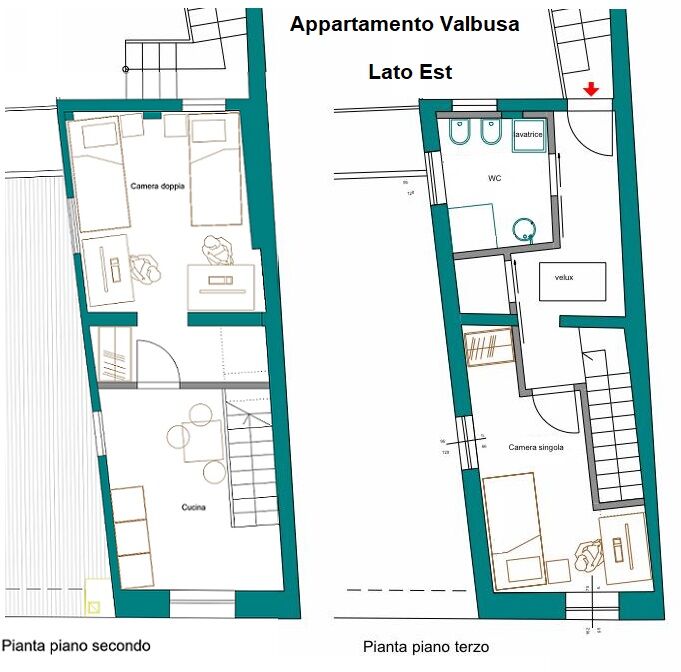 ROVERETO - Valbusa 5 - Spazi comuni